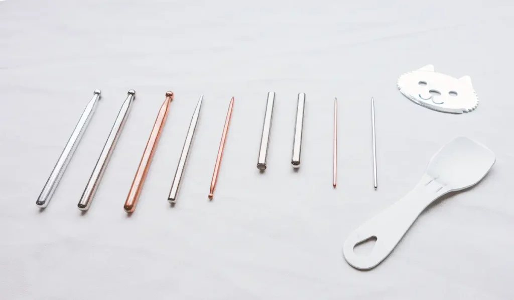 大阪府池田市石橋の鍼灸院はりとおきゅうとエムの各種ていしん(鍉鍼)