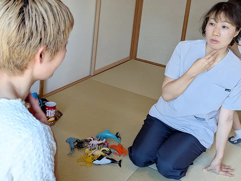 はりとおきゅうとエム院長田中光代のカウンセリング風景